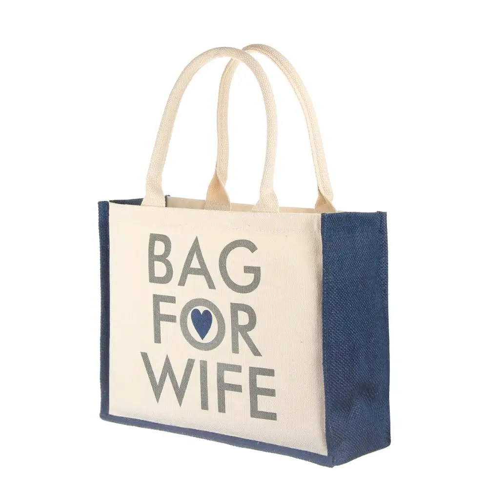 hessian shoulder bag