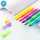 Fluorescent colorful Highlighter Thin Marker Pen Set