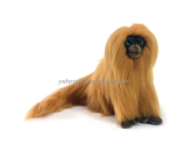 golden lion tamarin,harpy eagle tamarin golden lion monkey realistic animal plush toy 40cm