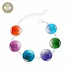 YWXS336 RDT Amazon Wish Ins Ebay European American Dragon Egg Shell Time Gemstone Charm Alloy Chain Bracelets Bangles Jewelry