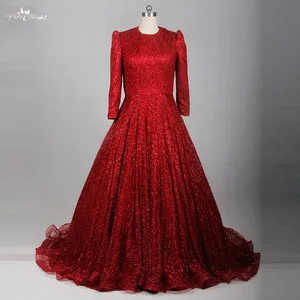 Red Wedding Dresses with Bling