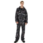 Raincoats waterproof camouflage style adult rain coat suit for man and woman cycling