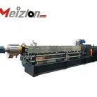 Meizlon PE PP PVC PET PA Plastic Processed twin screw extruder and New Condition HDPE/LDPE Plastic Granulator