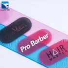Girls logo printed heat resistant frizz self-adhesive multi-shape hair roller curlers hook and loop tape