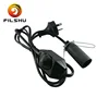 European VDE power cord plug with dimmer switch