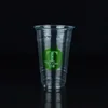 Eco-friendly custom printed clear disposable PET plastic cup