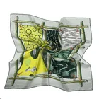 Promotional Square Hand Rolled 100% Silk Scarf