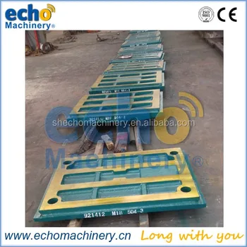 high manganese Metso C80,C96,C110 ,C125 ,C200, C140 jaw crusher plate for crushing granite,limestones