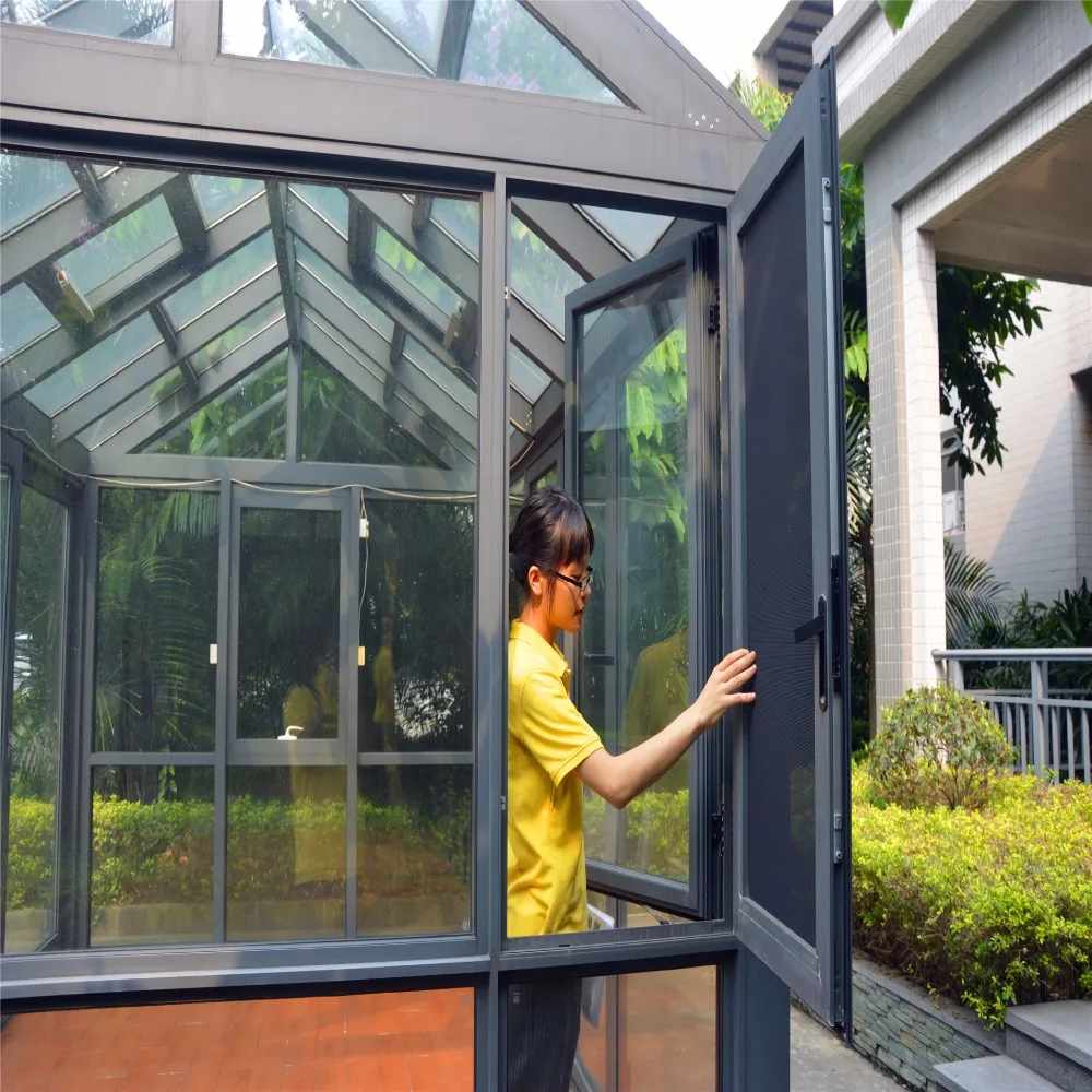 aluminum sunroom house with aluminum door and window