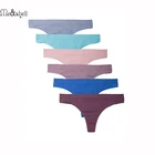 basic silk women seamless thong underwear