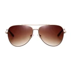 Popular polarized ready goods sun glasses fashion metal sunglasses