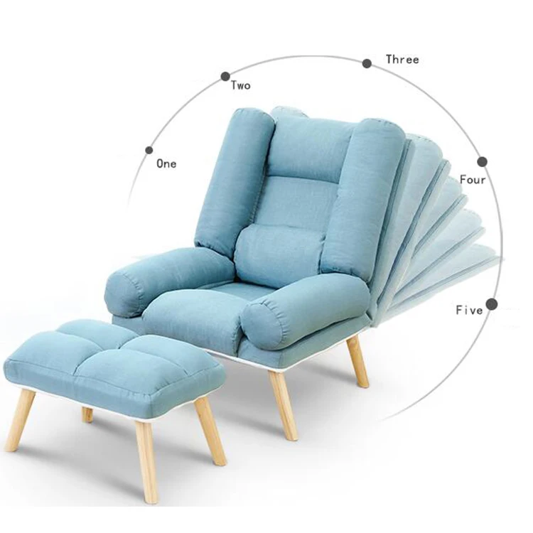 Lazy Sofa Bedroom Sofa Creative Recliner Sofa Leisure Folding Chair