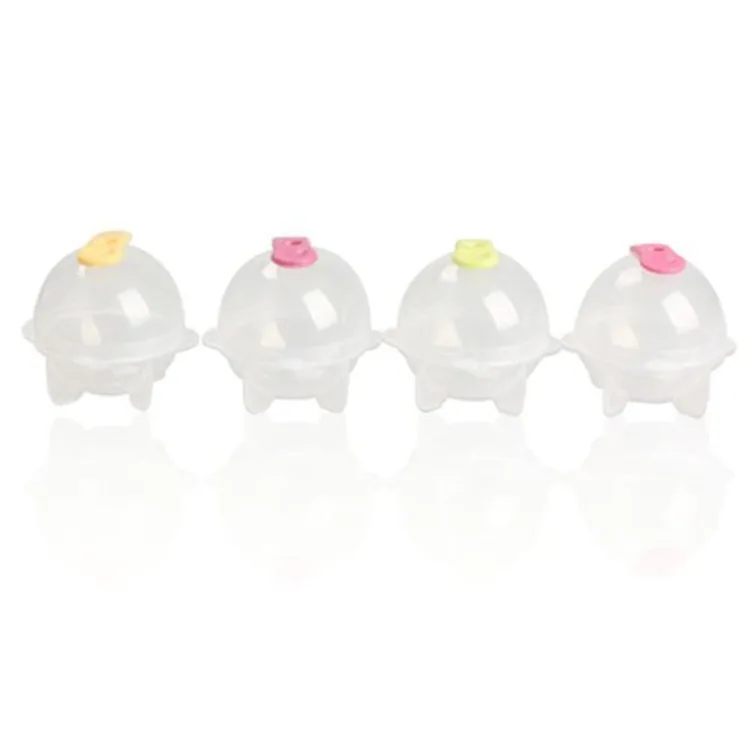 4pcs/set Plastic Novelty Lovely Round Ball Tray Mold Mould Party Bar Ice Cube Maker Ice Ball Tools
