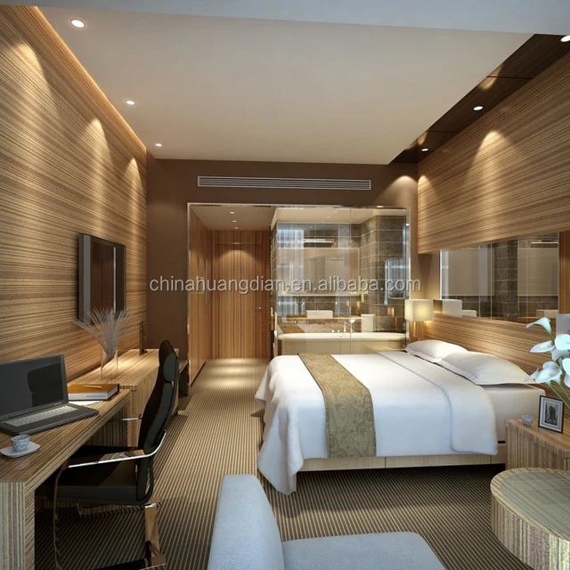 Hotel room bed, boutique hotel furniture, 5 star hotel room furniture HDBR649