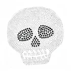 Bones Style Design Rhinestone Transfer Iron On Hotfix Gem Motif Applique