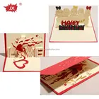 3D printed paper Christmas greeting cards