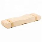 Fan Wavy Wood Fan Handle 8'' Wooden Wavy Fan Handles