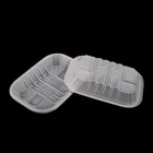 Customize white plastic meat vegetable fruit packaging tray