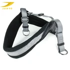 Hot sale custom-make large black nylon dog harness