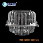 Lettuce Clamshell Packaging One-Stop Service High Quality Food Grade Clear PET Plastic