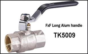 brass ball valve Single union 15mm/20mm/25mm pipe cock with aluminum T handle CE approved
