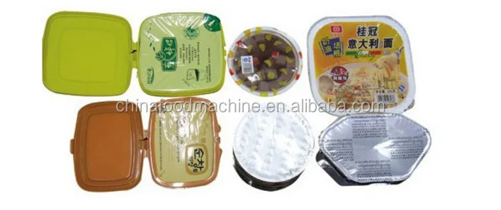 Easy Operated Food Packaging Small Desktop Tray Sealing Machine Semi-automatic Plastic Tray Sealer details