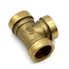 Groana 1/2 brass union fittings npt brass tee for water gas home manufacturers depot near me brass tank tee xinjiang