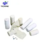 Plain Stretch Soft Roll Band Gauze Bandage Wrap