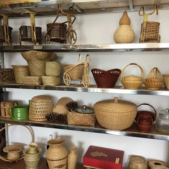 bamboo storage baskets