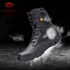 Bucksgear Wholesale Men Shoes High Ankle Jungle Black Leather Combat Tactical Army Military Boots For Men