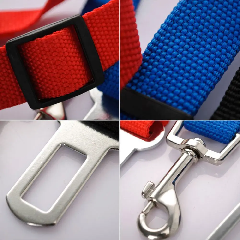 Adjustable Practical Dog Pet Car Safety Leash Seat Belt Harness Restraint Collar Leads Travel Clip Hot Selling