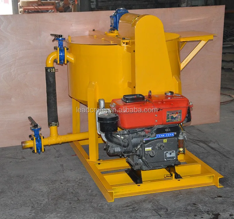 LM400D diesel power cement grout mixer machine