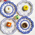 Disposable new design shape custom dessert paper plate for wed