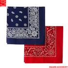 Square 100% cotton customized printed 22X22 fancy cute bandanas