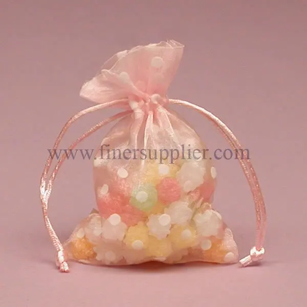 glamorous organza bag wedding sweet bag for candy gift