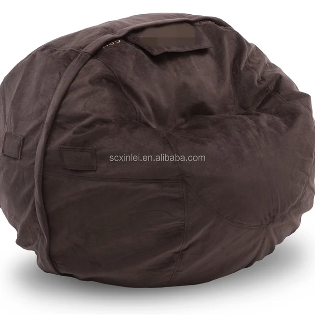 suede bean bag lazy sofa lovesac beanbag