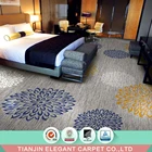 fire resistant nylon printed wall to wall luxury hotel carpet