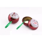 Round Ball Shape Tin Case For Christmas Tin Can Metal Gift Box