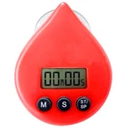 Creative water drop electronic lcd digital countdown kitchen timer with magnet and alarm