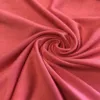 In stock 150D DTY two side brushed plain dyed 97% polyester 3% spandex knitting fabrics textiles for garment