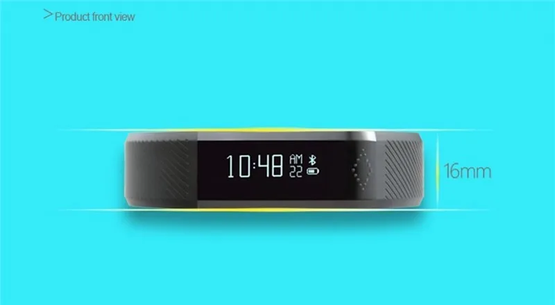 IP65 0.88" Bluetooth V4.0 Smart Watch Wristband Bracelet Sport Sleep Monitor for iphone phone android phone