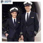 Airline flight attendant aviator pilot shirt suits uniforms