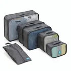 P.travel multiple size 6pcs storage organizer travel packing cubes