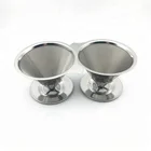 Stainless steel 304 (18/8) reusable coffee drips