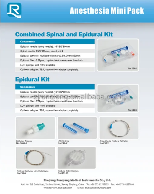 epidural kit