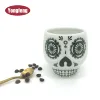 Wholesales On Discount Ceramic 3D Mug halloween Skull Mug