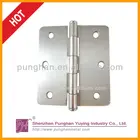 Door Window Hinges Hinge Hot 3-1/2"x3-1/2" 1/4"r Corner Steel Butt Hinge