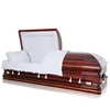 JS-A151 adult funeral wooden casket from china casket manufacturers
