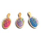 Xinlinda brand hot sale natural eco-friendly custom hair brush set bamboo hair brush set