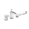 Hot Selling Solid Brass Bathtub Faucet With Brass Hand-held Shower